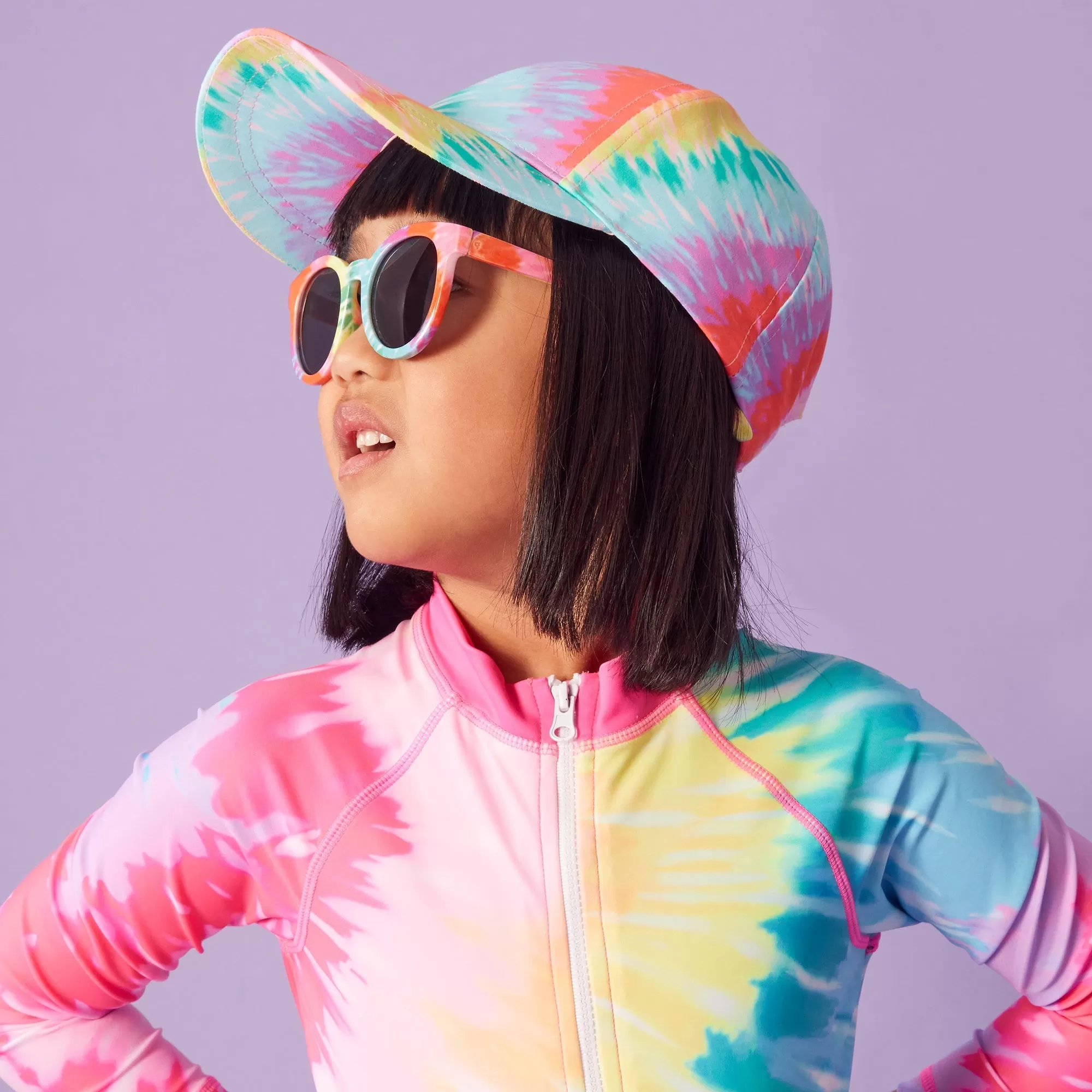 Accessorize London Girl's Tie Dye Sunglasses