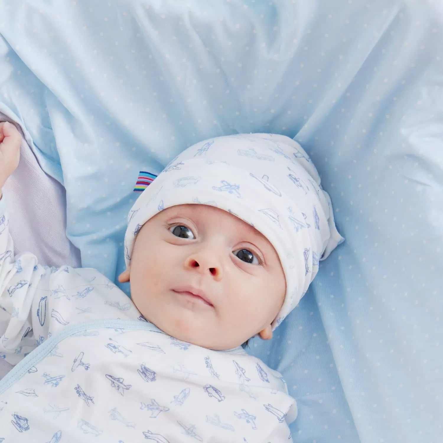 airplanes modal newborn hat