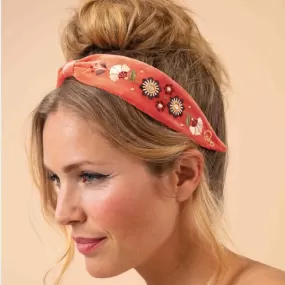 Art Deco Embroidered Headband