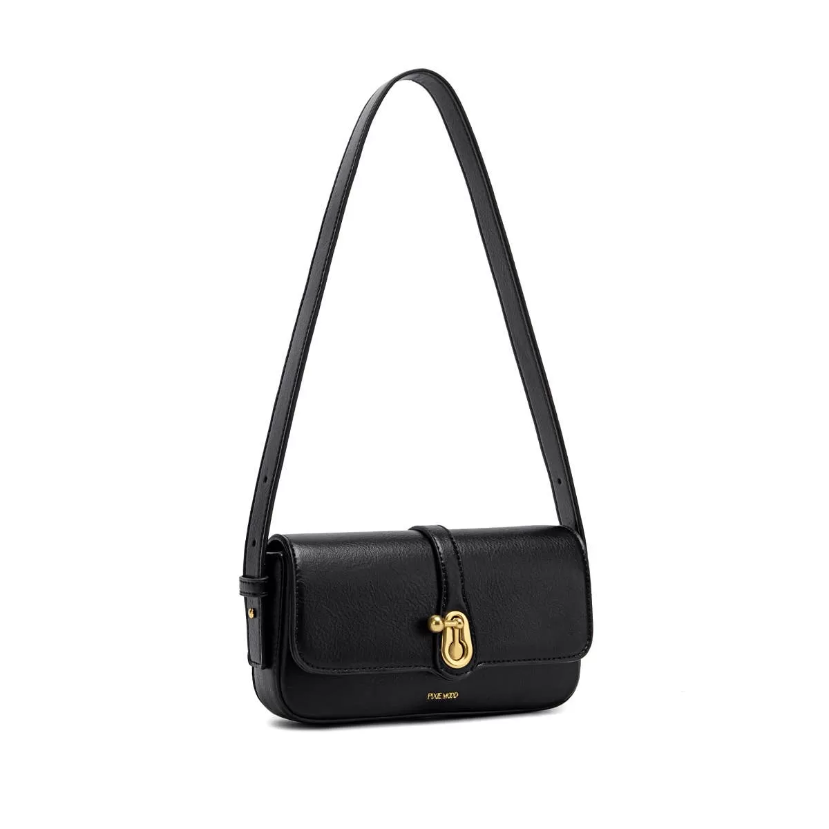 Athena Recycled Vegan Slim Bag in Black