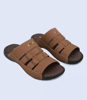 BM5570-BROWN-Men Casual Slipper