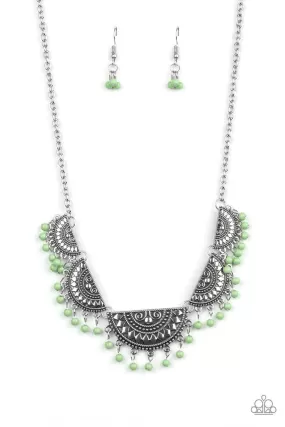 Boho Baby Green Necklace - Paparazzi Accessories