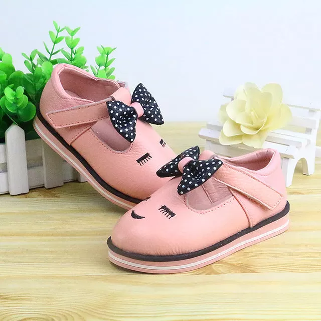 Bowknot Soft Bottom Shoes