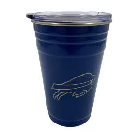 Buffalo Bills Blue 22oz Stainless Steel Tailgater Party Cup