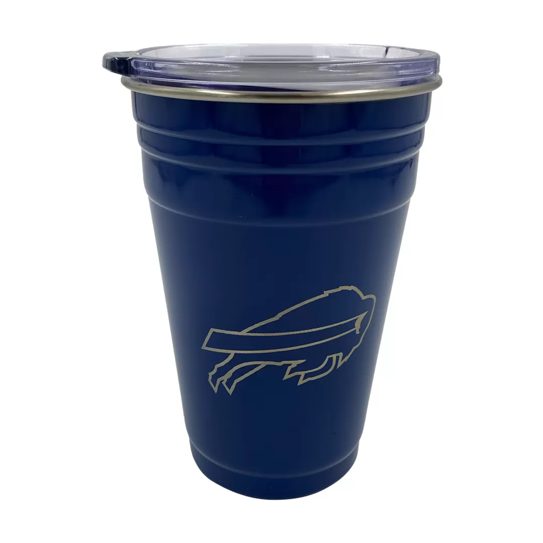 Buffalo Bills Blue 22oz Stainless Steel Tailgater Party Cup