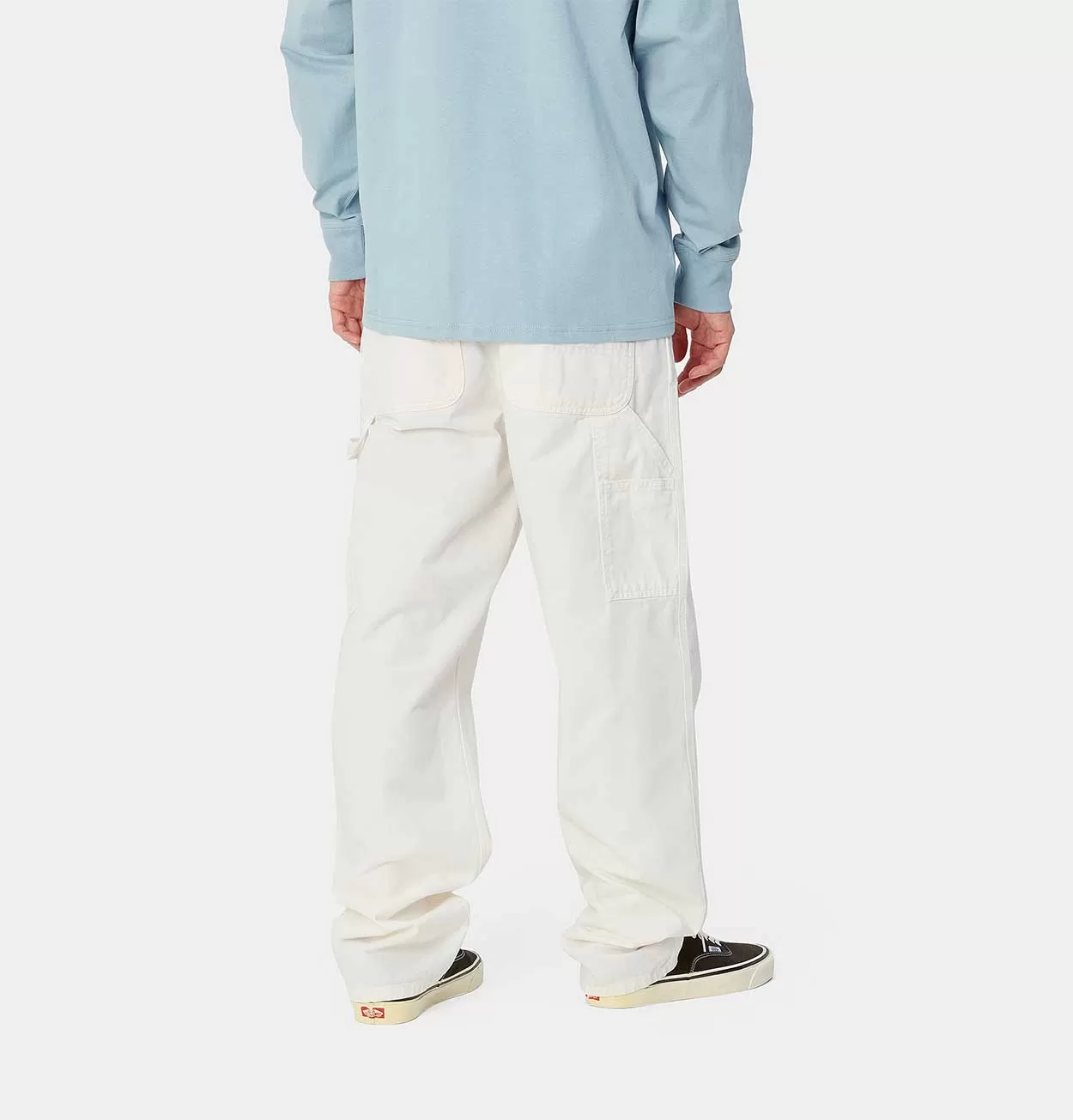 Carhartt WIP Single Knee Pant in Off-White