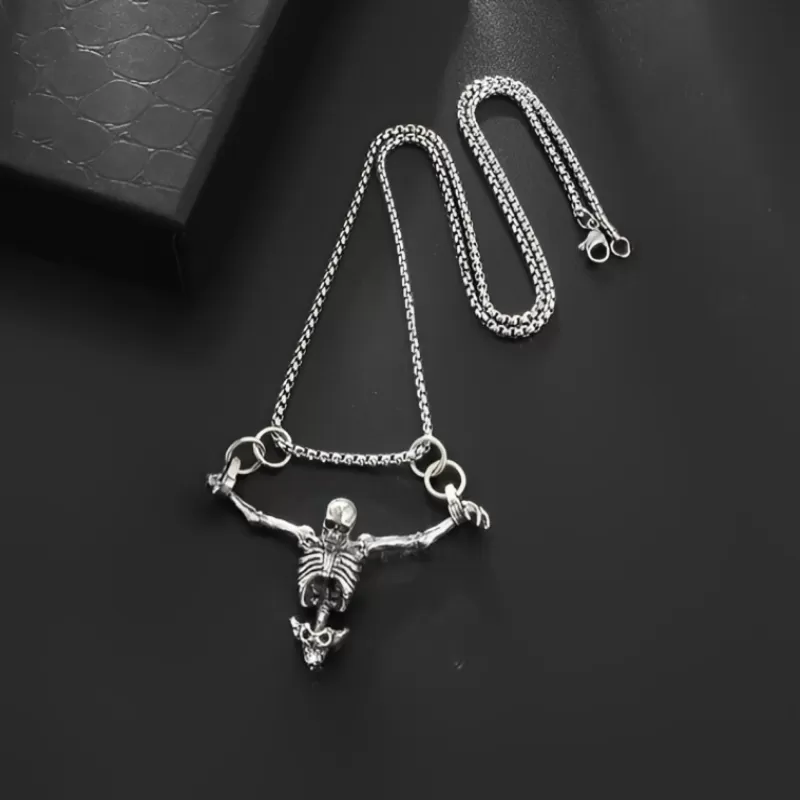 Casual Biker Chain Necklace