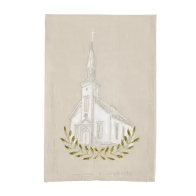 Church Painted Towel