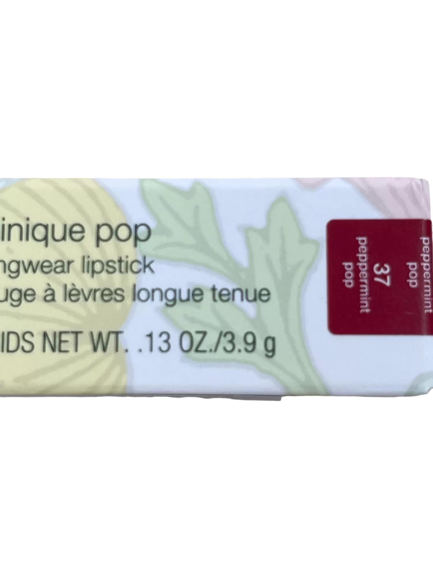 Clinique Pop Longwear Lipstick Peppermint Pop Red