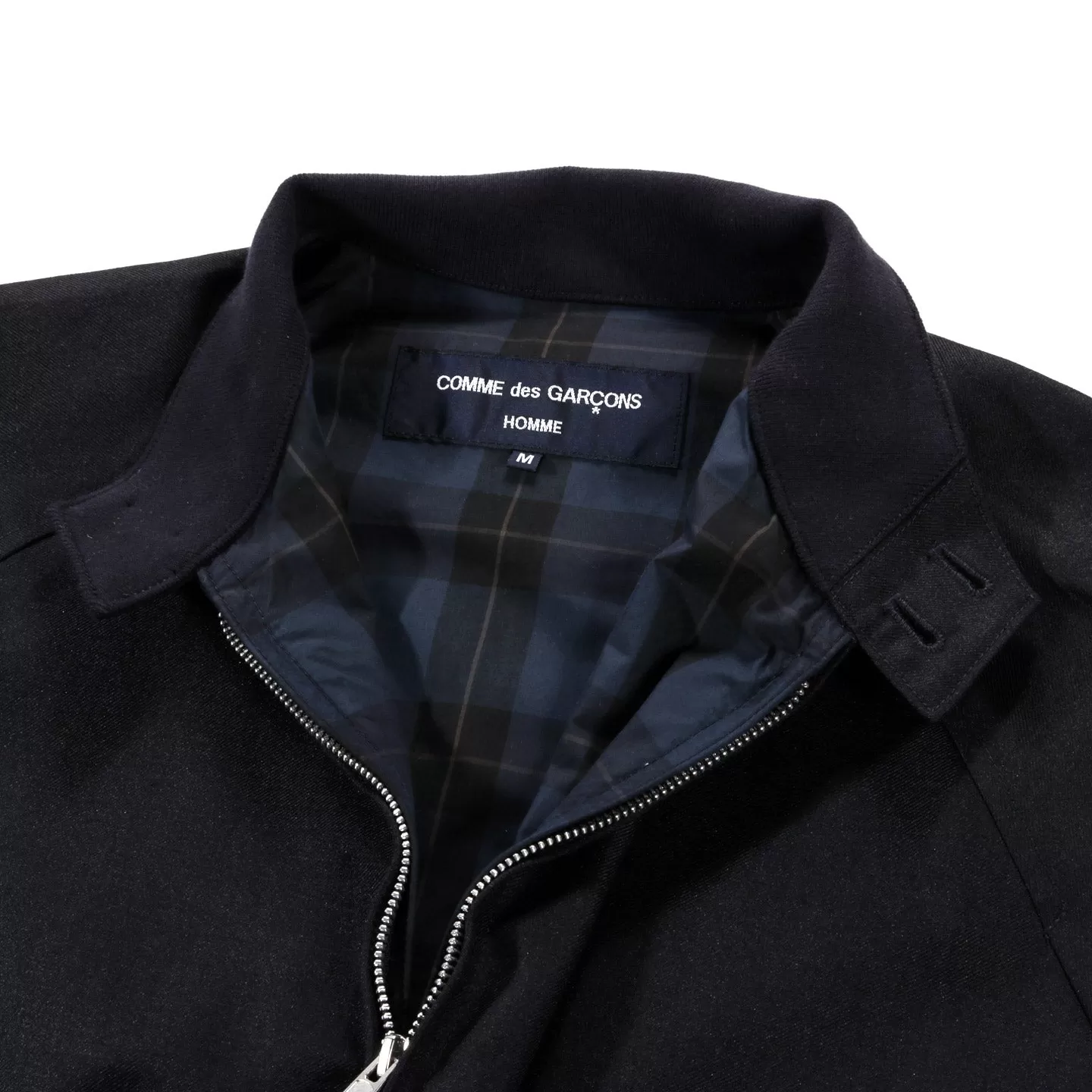 COMME DES GARCONS HOMME J026 HARRINGTON JACKET NAVY