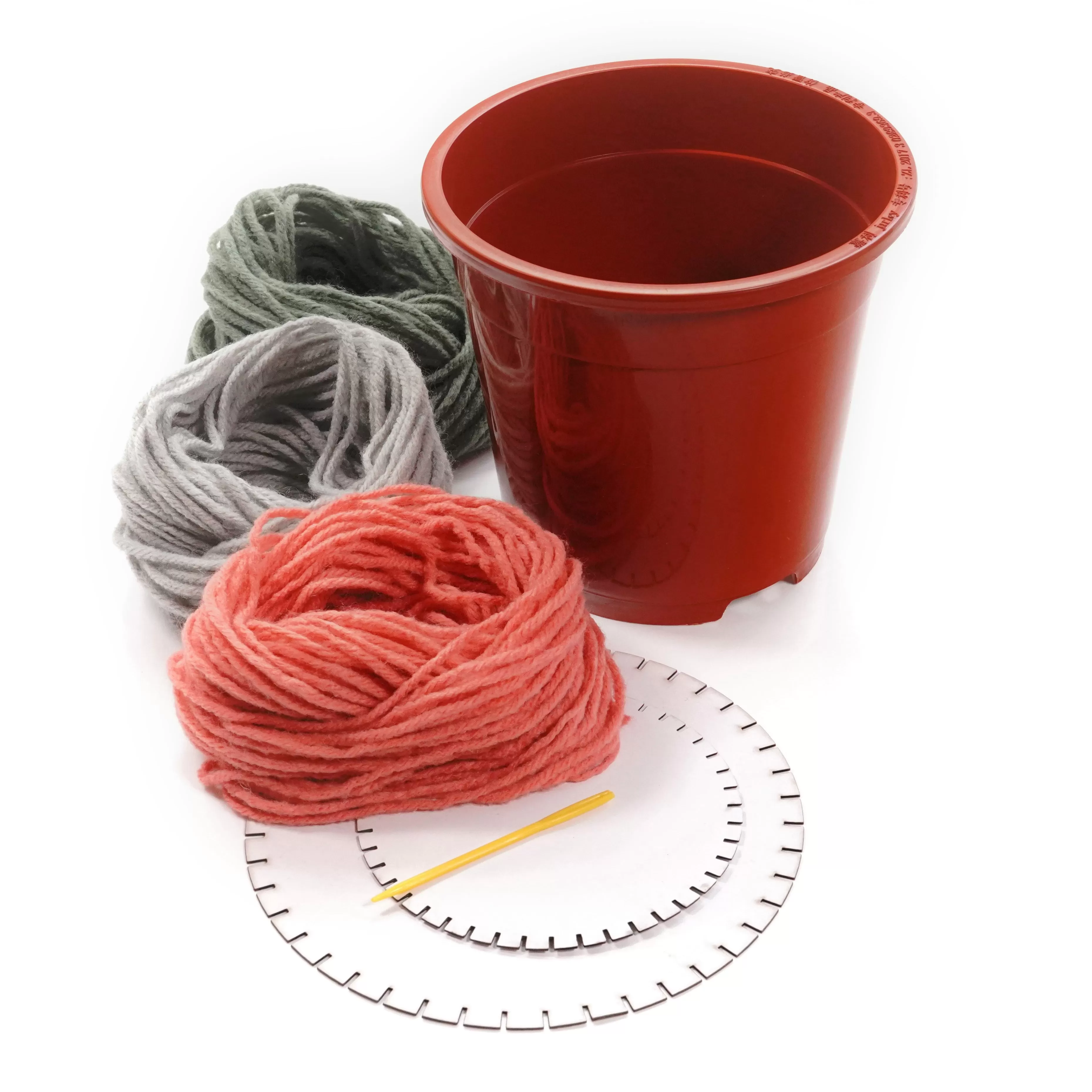 Crafters Knit Your Own Planter Cover Kit