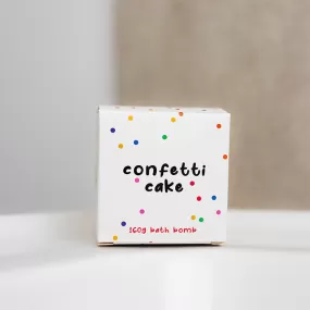 Cube Bath Bomb - Confetti Cake