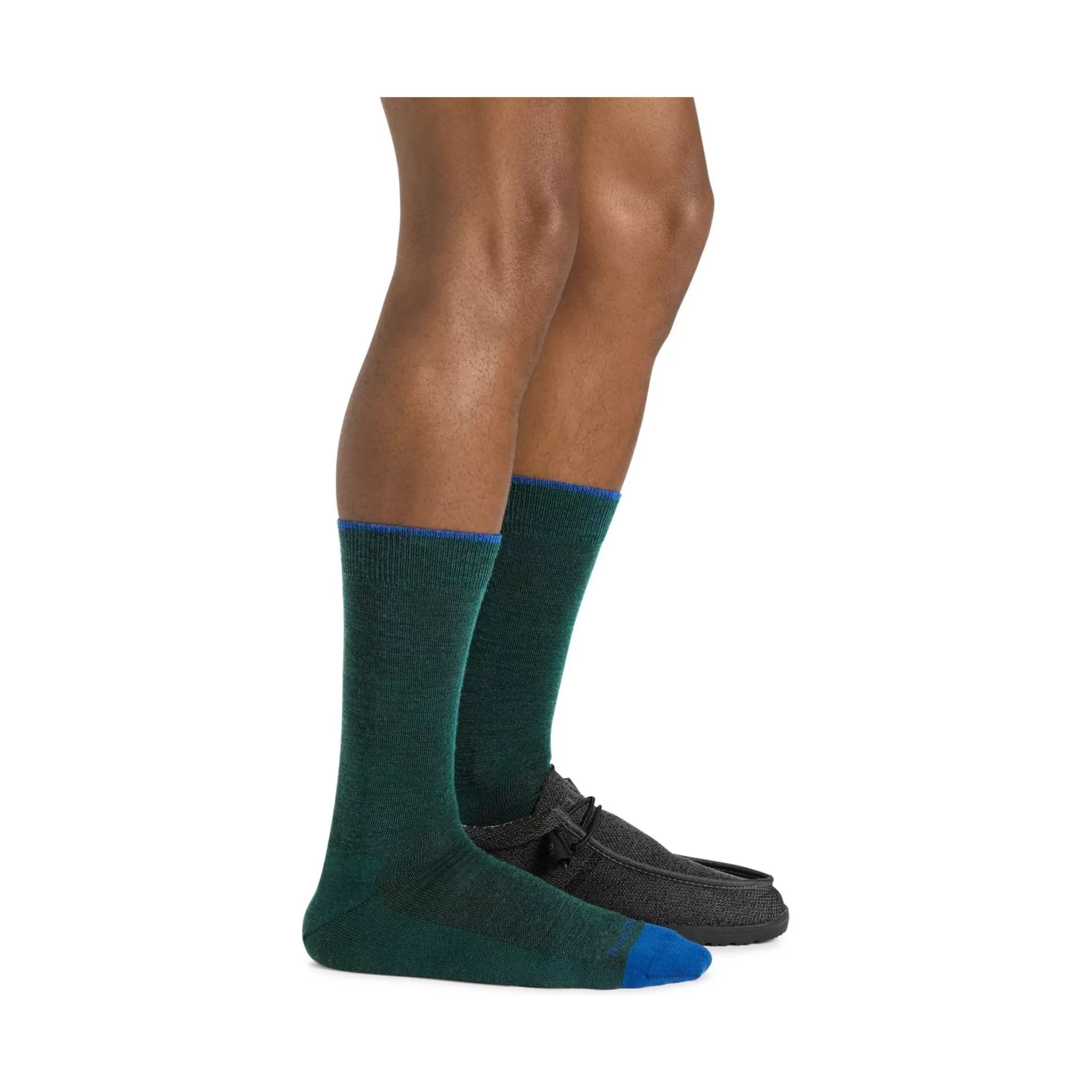 Darn Tough Vermont Men's Solid Crew Lightweight Lifestyle Sock - Bottle