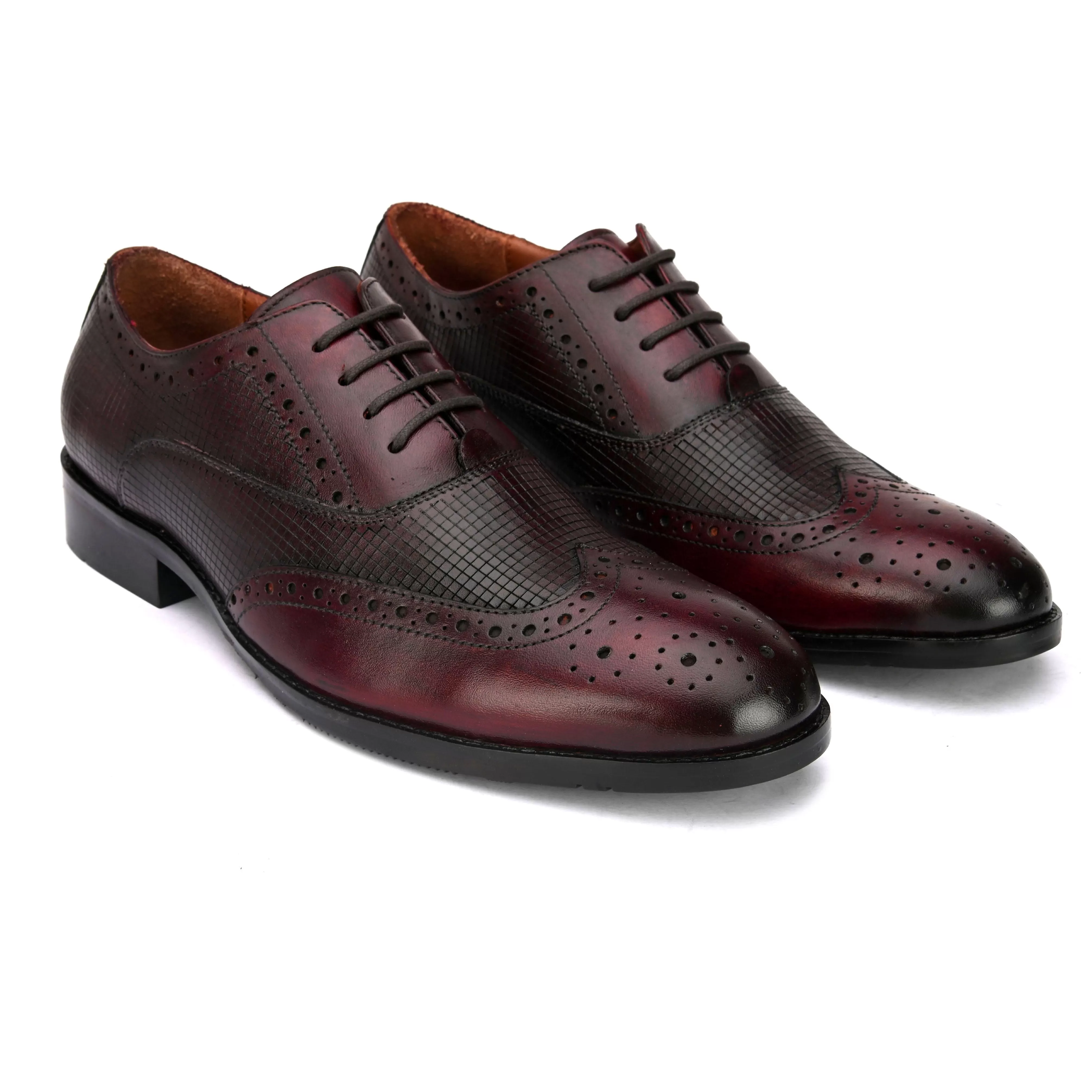 Delmar Cherry Formal Brogues