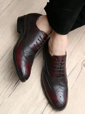 Delmar Cherry Formal Brogues