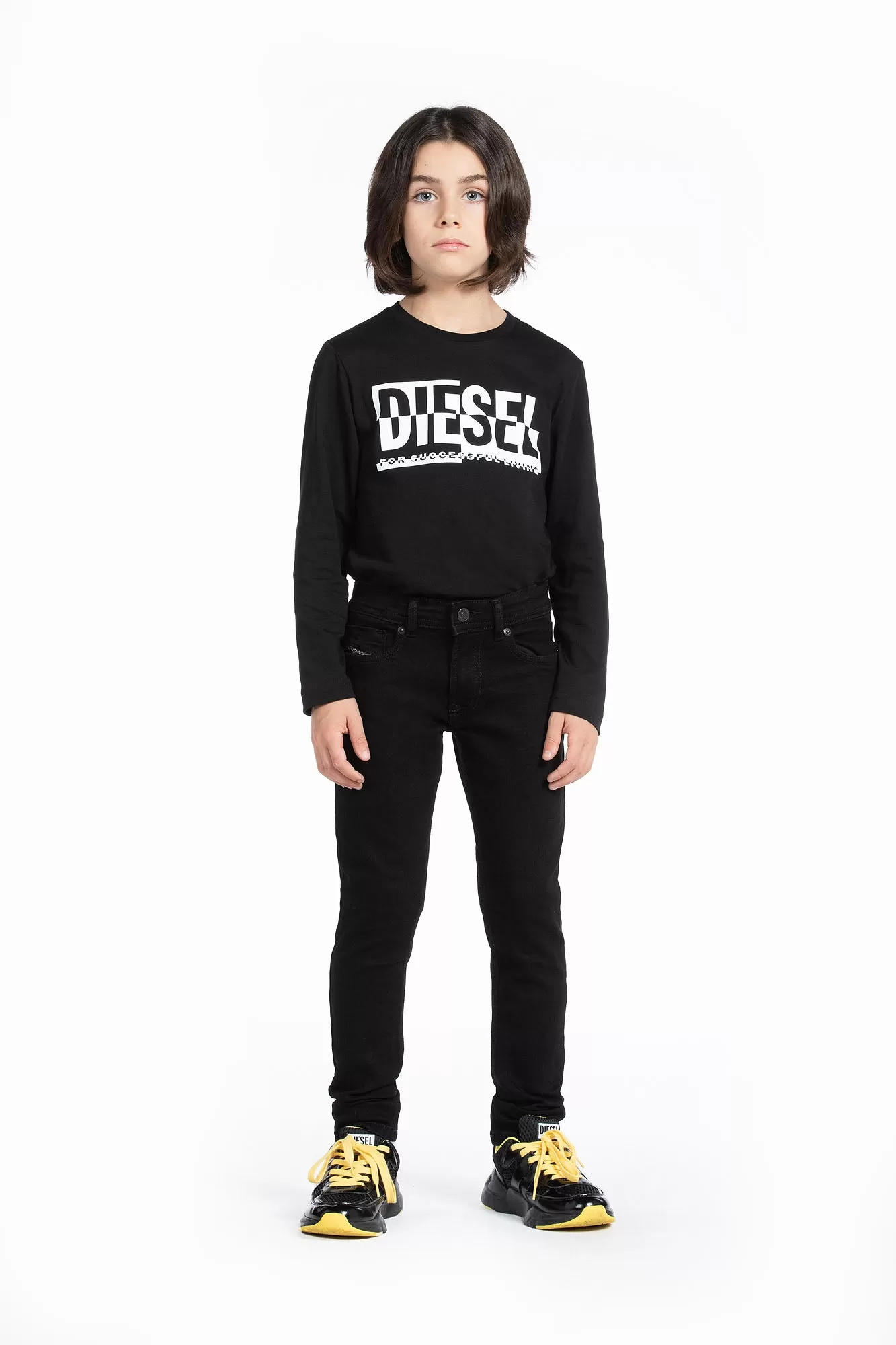 Diesel Boys Sleenker-J Black Denim_ J00807-K02