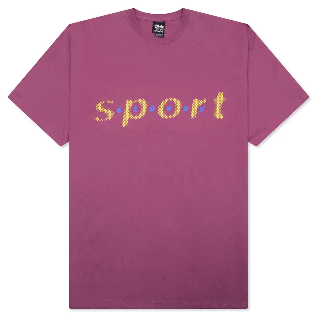 Dot Sport Tee - Berry