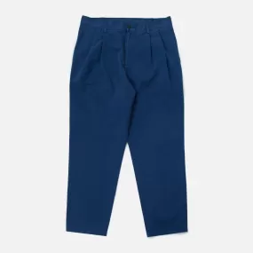 Double Pleat Chino - Navy