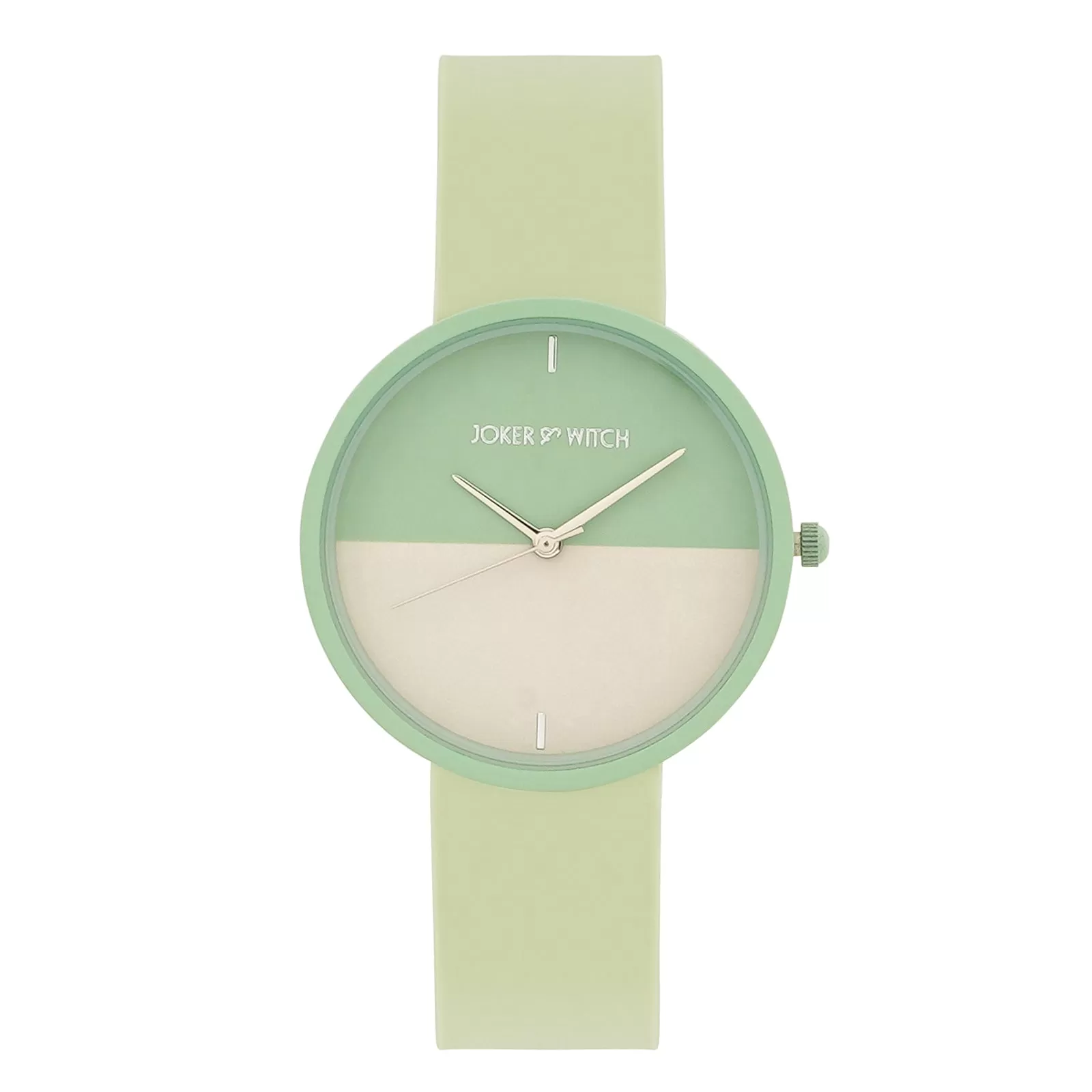 Duet Vibrance Green Silicone Strap Watch