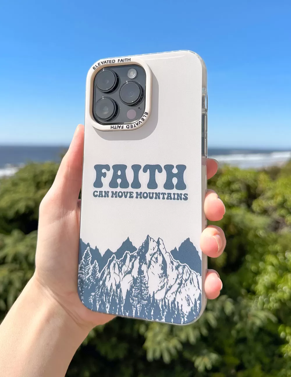 Faith Can Move Mountains Phone Case