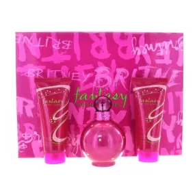 Fantasy Britney Spears Eau De Parfum Spray 3.3 oz 3 pcs. Gift Set