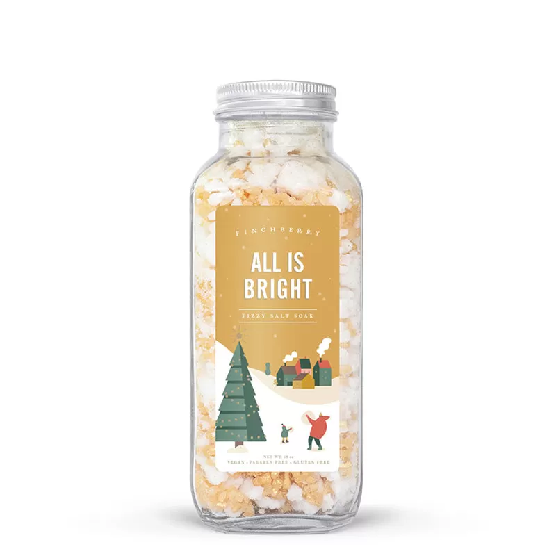 FINCHBERRY | All is Bright Fizzy Salt Soak