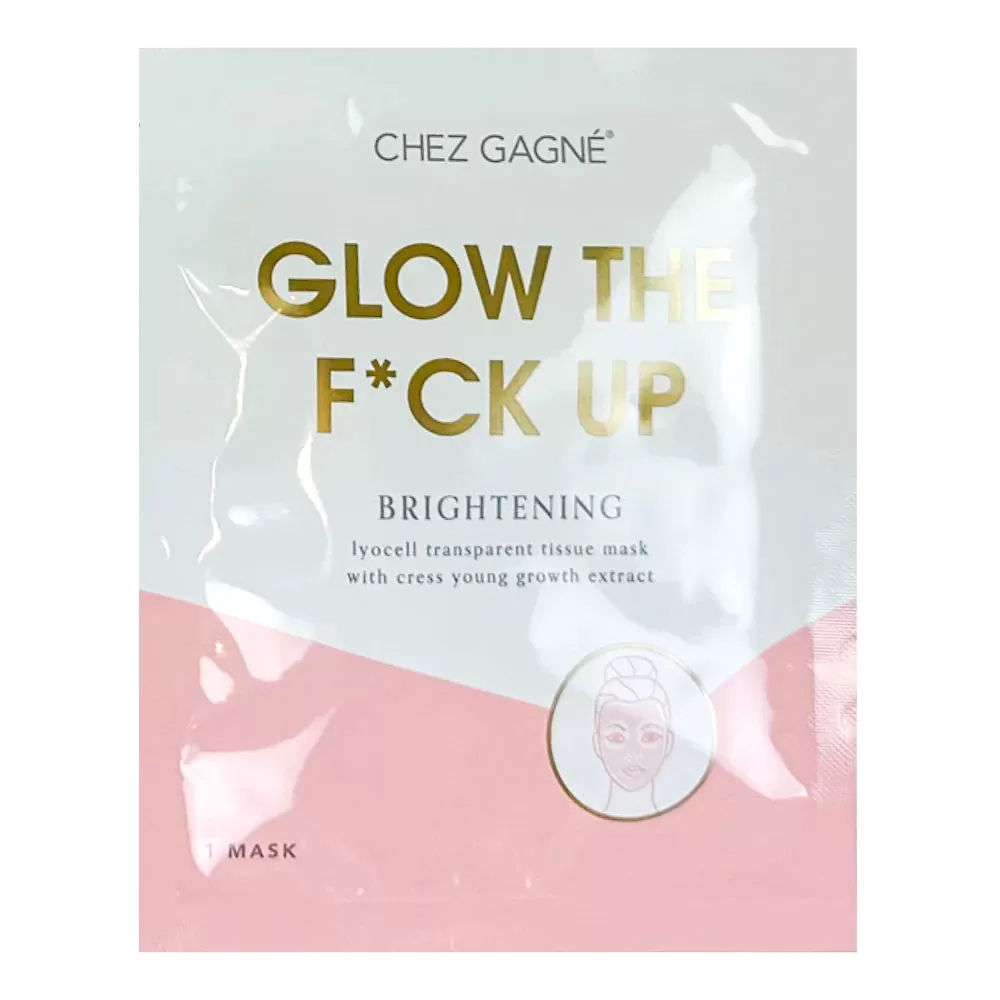 'Glow The F*ck Up' Brightening Facial Sheet Mask