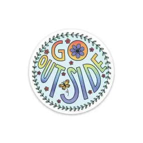 Go Outside Sticker