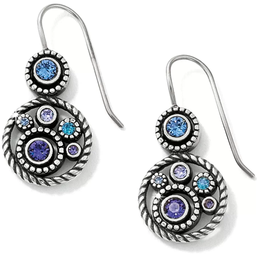 Halo French Wire Earrings