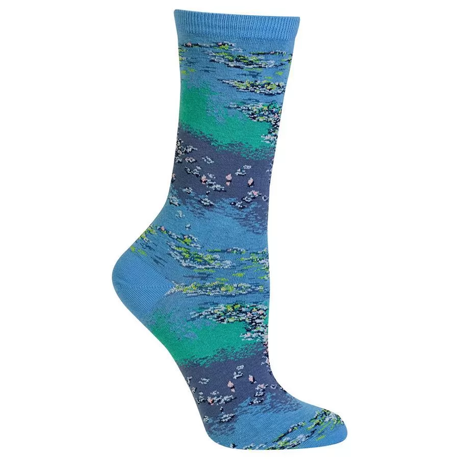 Hot Sox Women - Monet's Water Lilies Socks