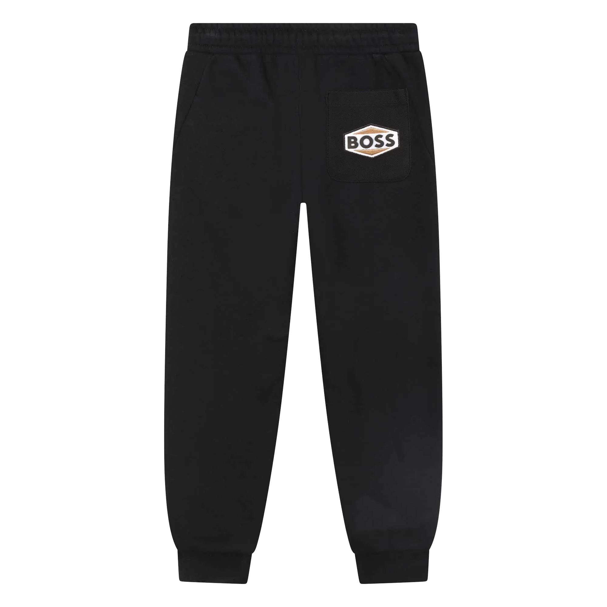 Hugo Boss Boys Black Sweatpants_J24864-09B