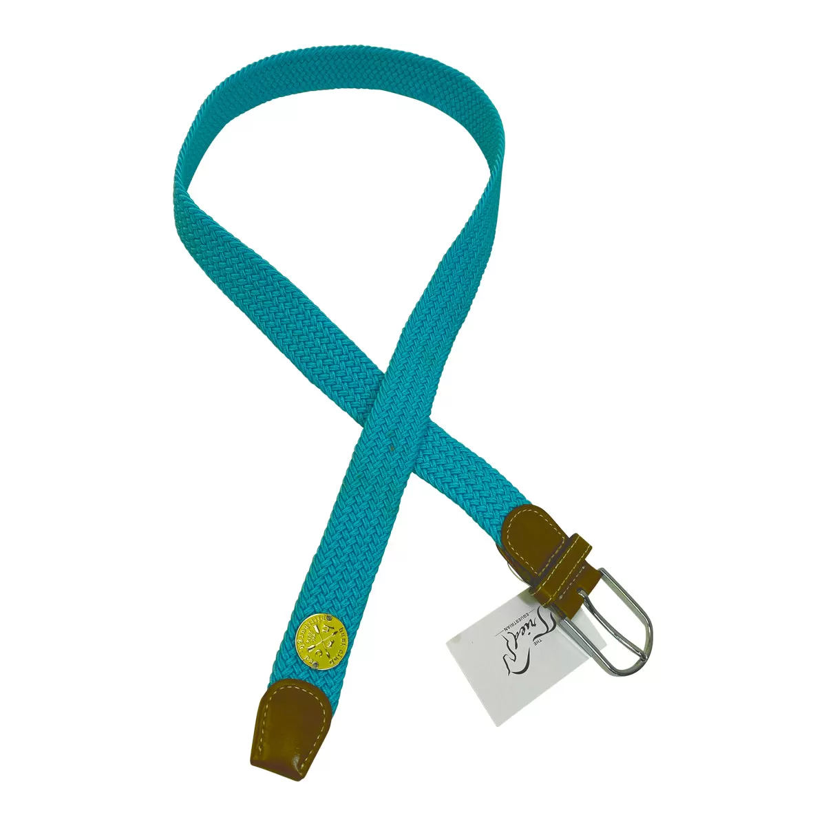 Hunt Club 'The Derby' Unisex Belt in Sky Blue - Unisex Regular