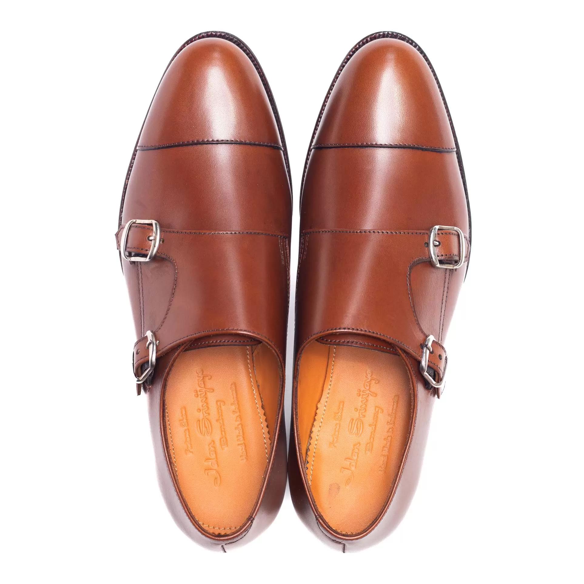 Ladies Double Monk Straps / Cuoio 98679