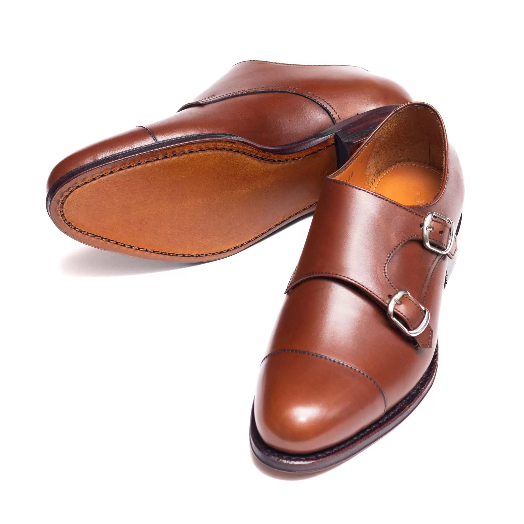 Ladies Double Monk Straps / Cuoio 98679