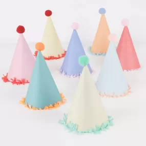 Large PomPom Fringe Party Hats