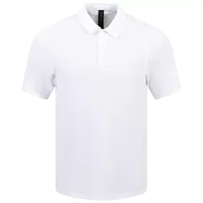 Logo Sport Nylon Stretch Polo White - 2024