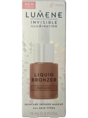 Lumene Invisible Illumination Liquid Bronzer 15ml Deep Glow