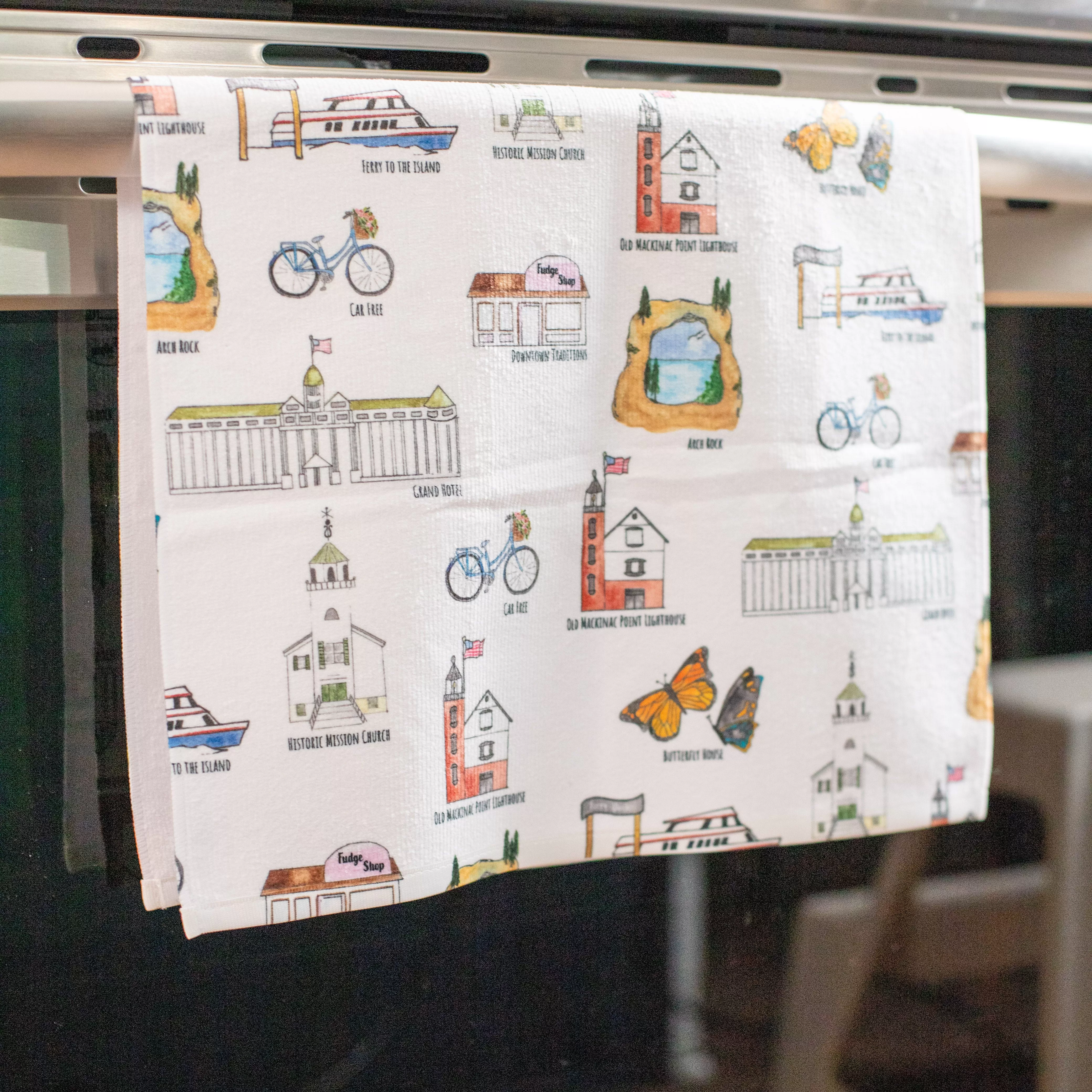 Mackinac Tea Towel