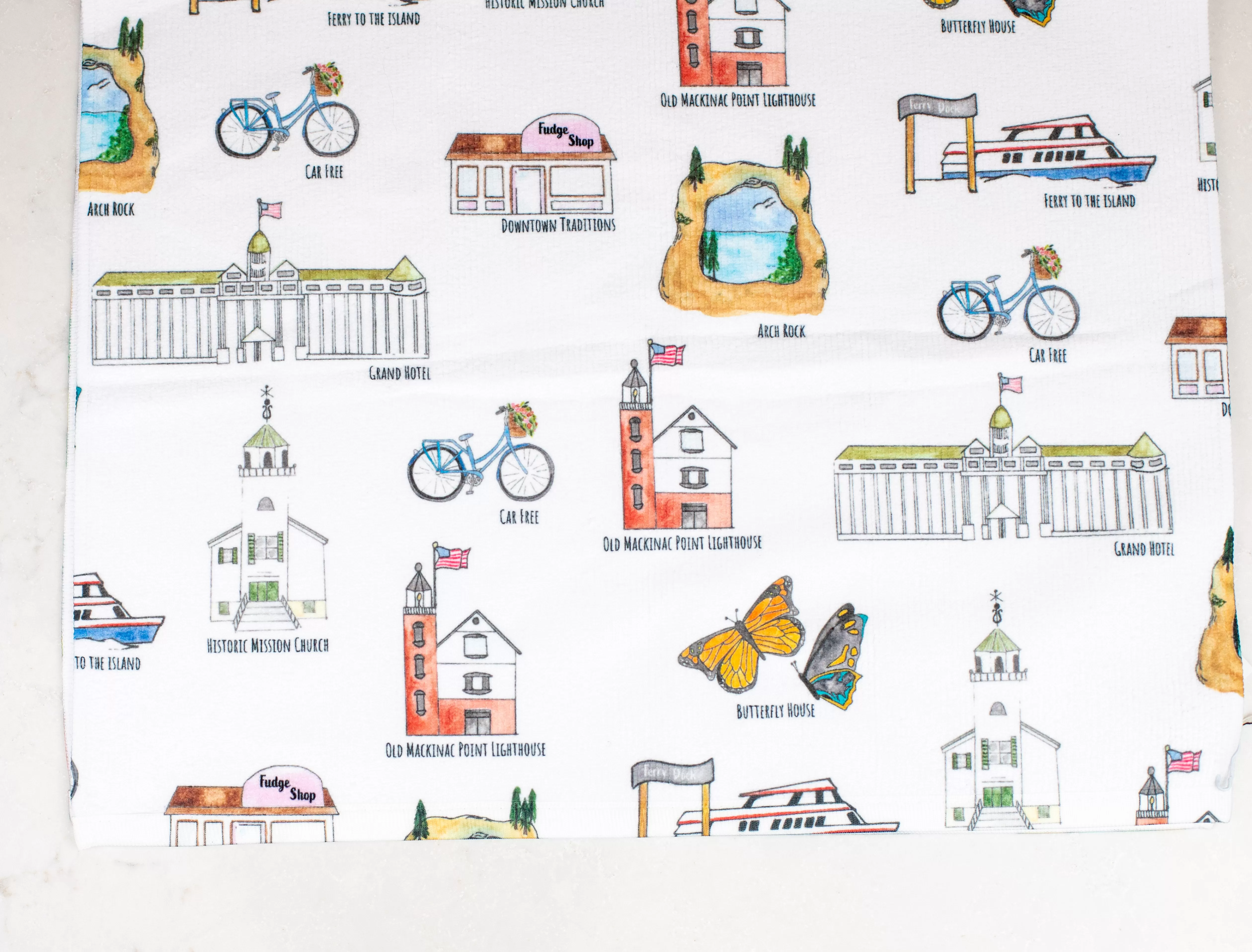 Mackinac Tea Towel