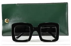 Marni Black Square Frame Sunglasses In Case