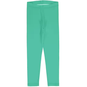 Maxomorra Green Organic Cotton Solid Leggings