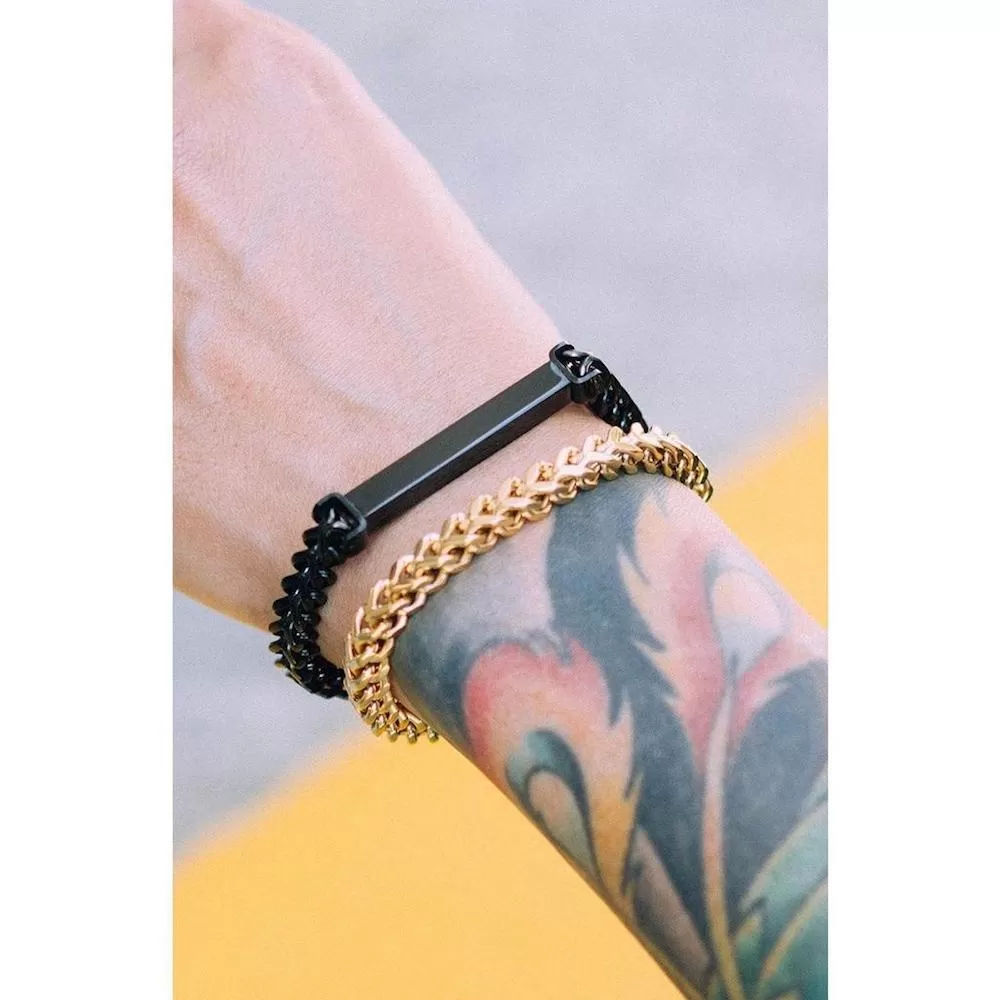 Mister Franco Black Bracelet