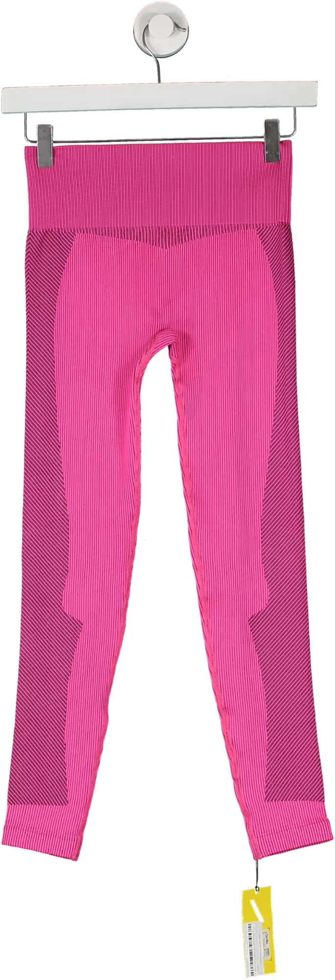 MP Pink Contrast Rib Seamless Leggings UK M