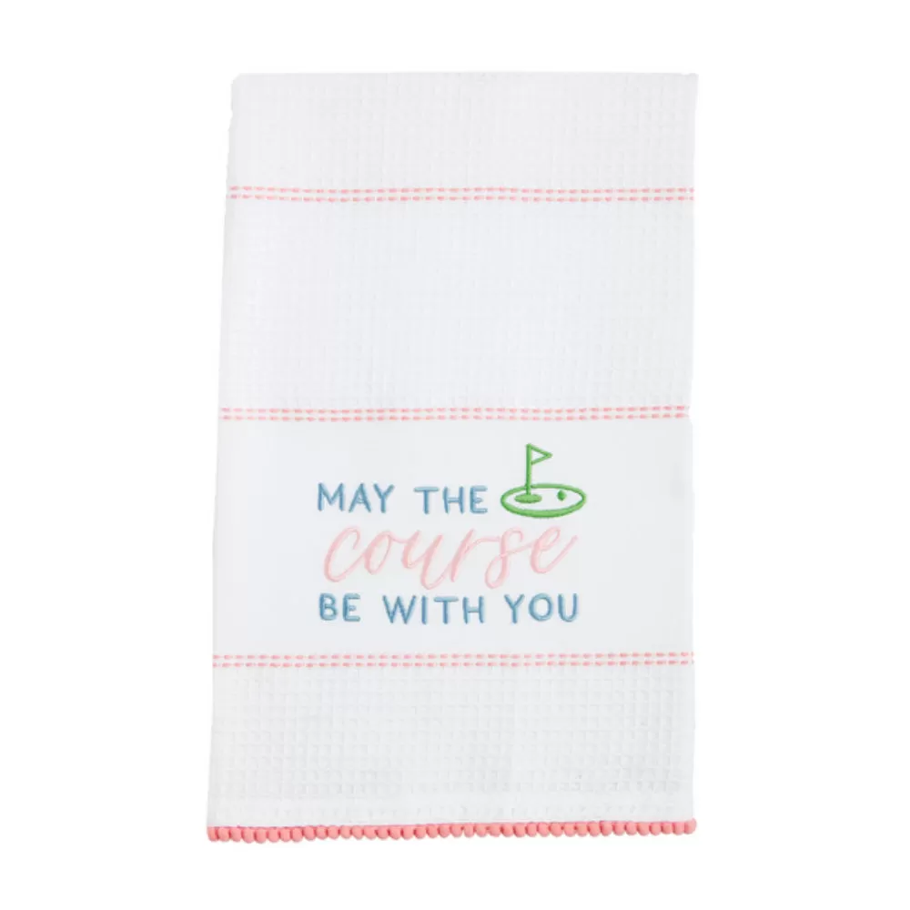 Mud Pie Golf Embroidery Towels