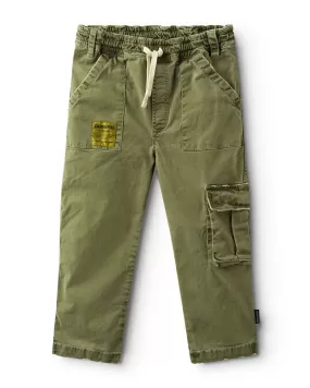 NUNUNU SS24 SAFARI PANTS in Olive