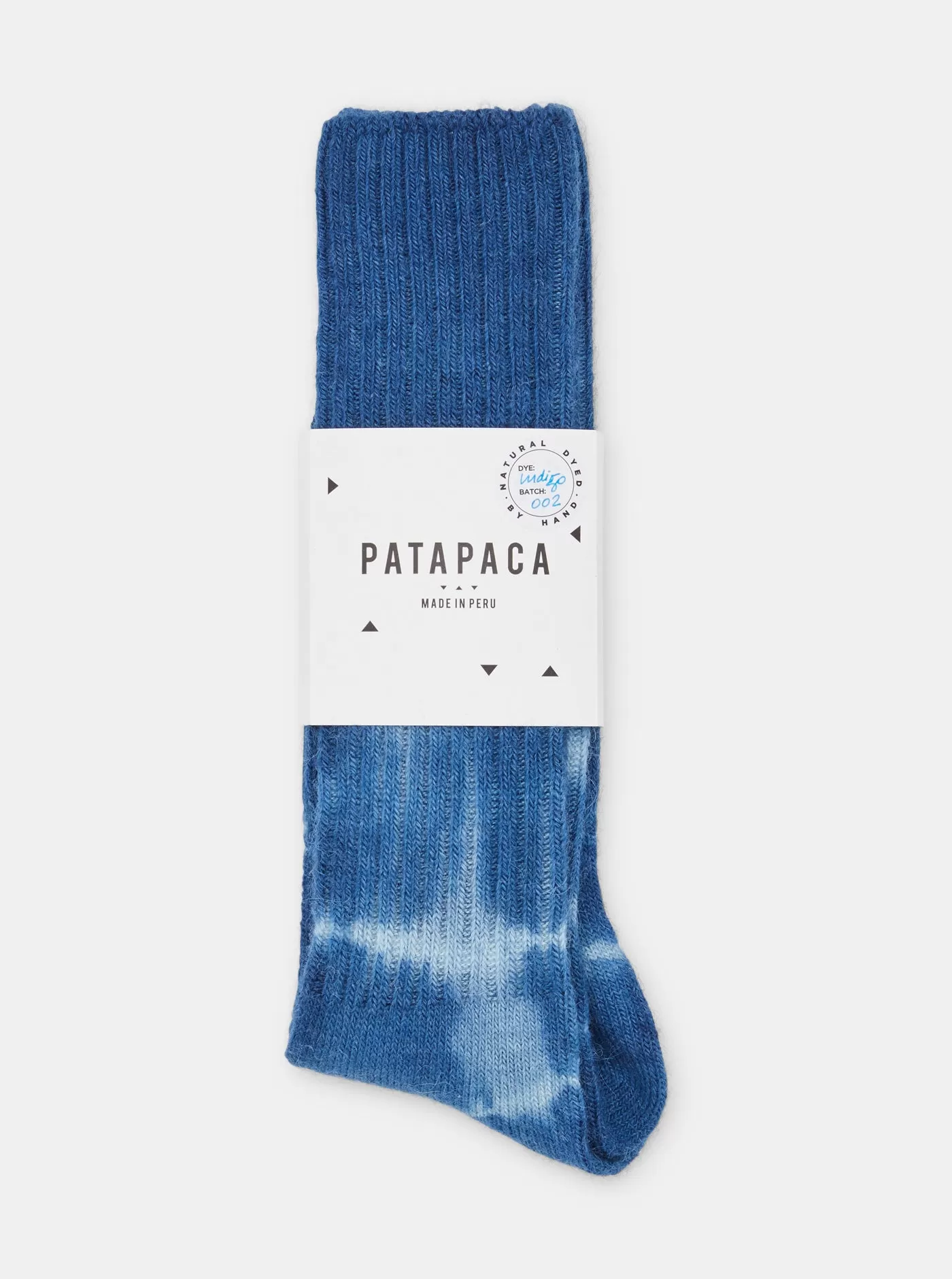 Patapaca Tie Dyed Socks - Indigo