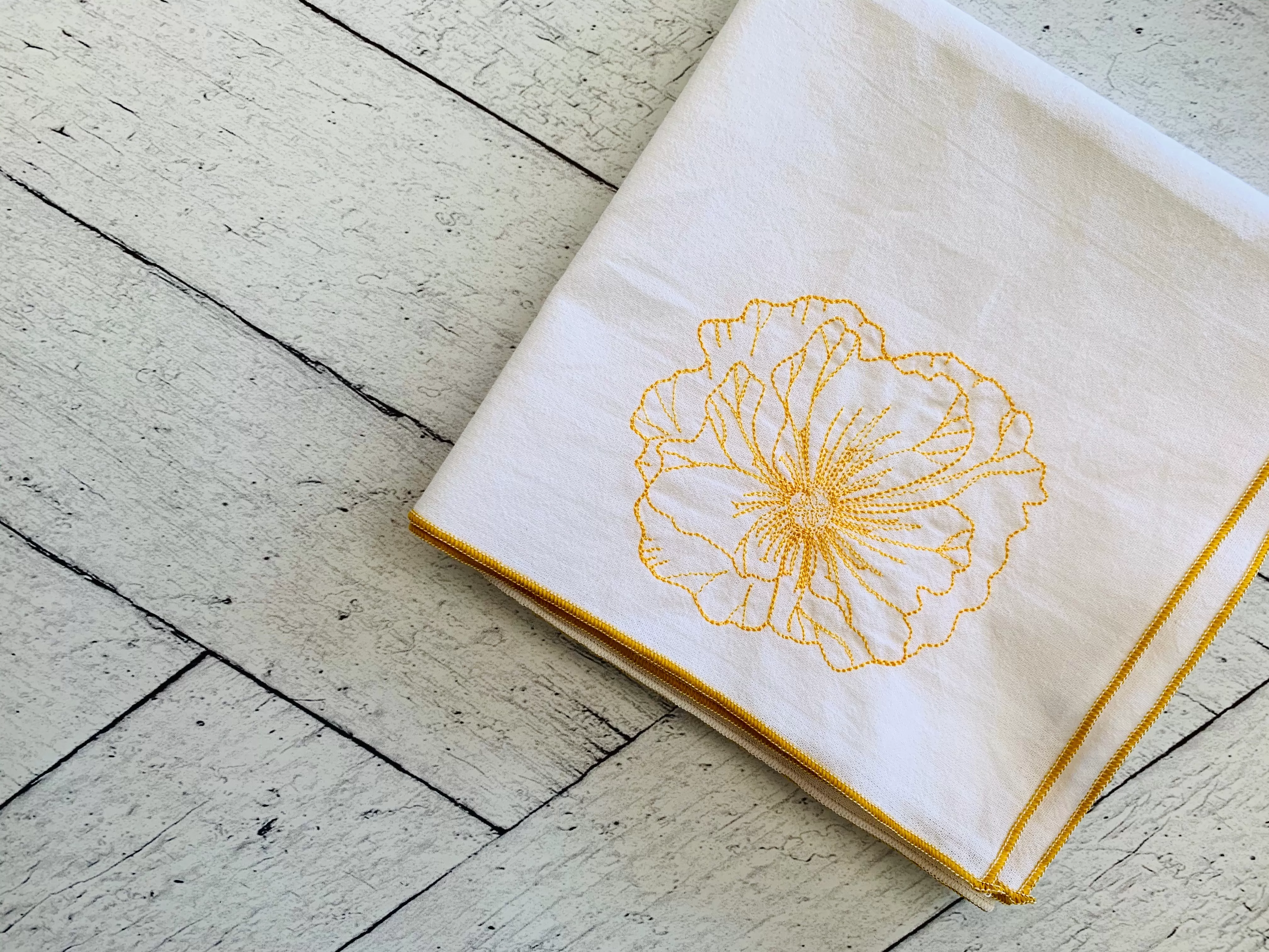 Poppy Flour Sack Towels- set of three