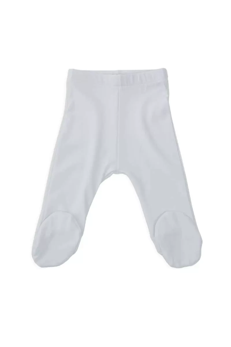 Pure Newborn shorts with feet - Lught blue