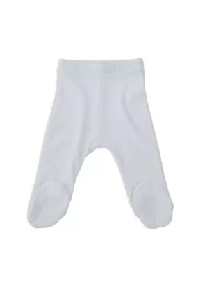 Pure Newborn shorts with feet - Lught blue