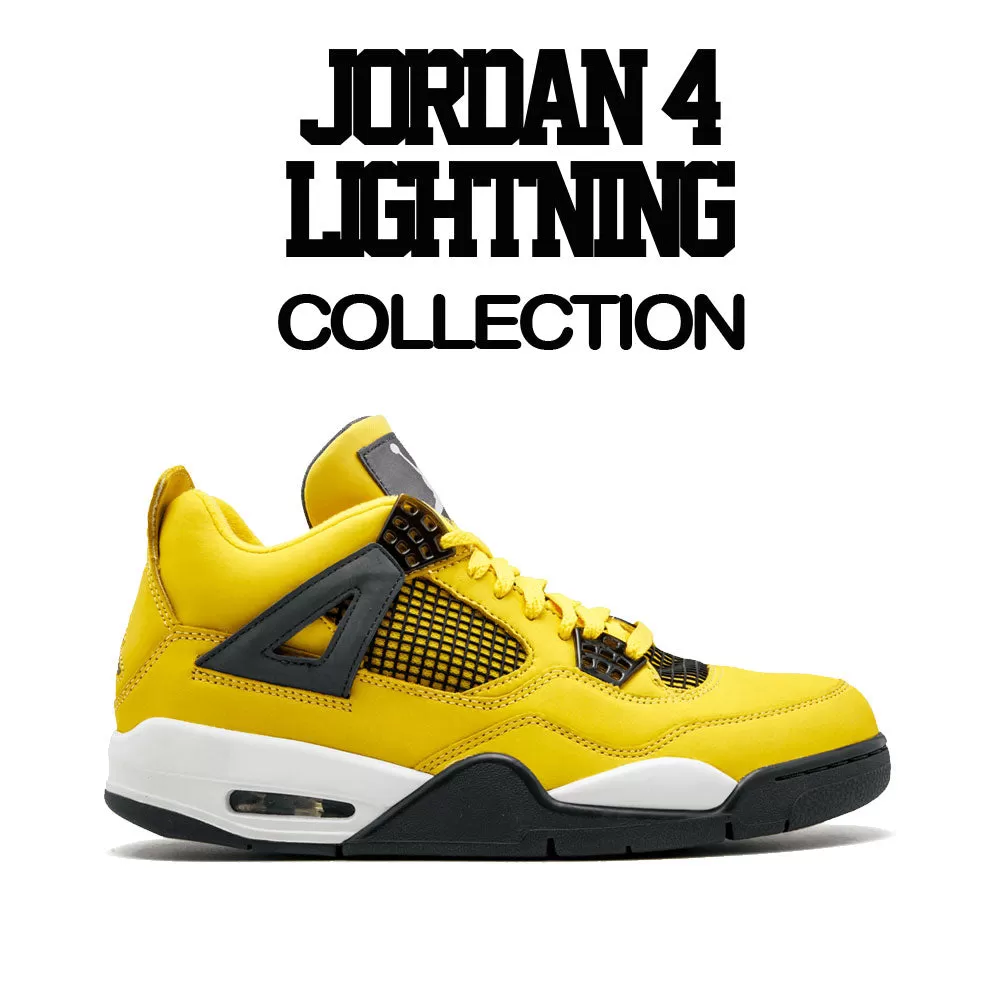 Retro 4 Lightning Shirt - Crafted - Yellow